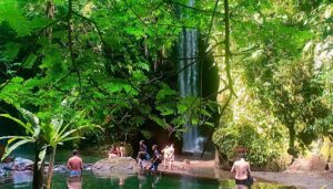 goa gajah waterfall