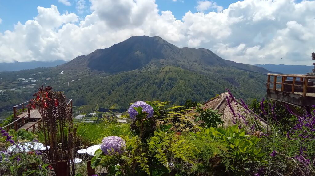 Batur volcano view