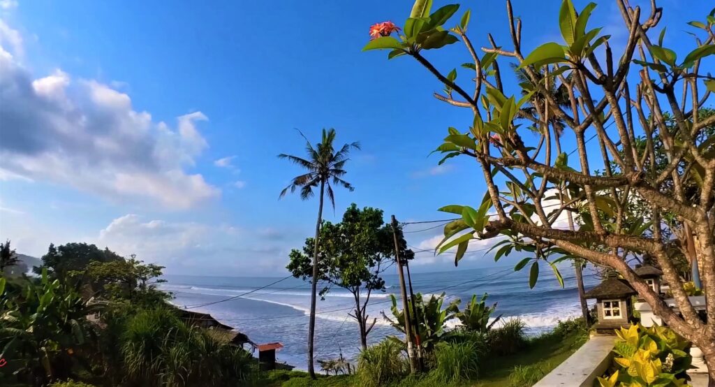 Balian beach view