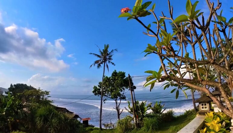 Balian beach view