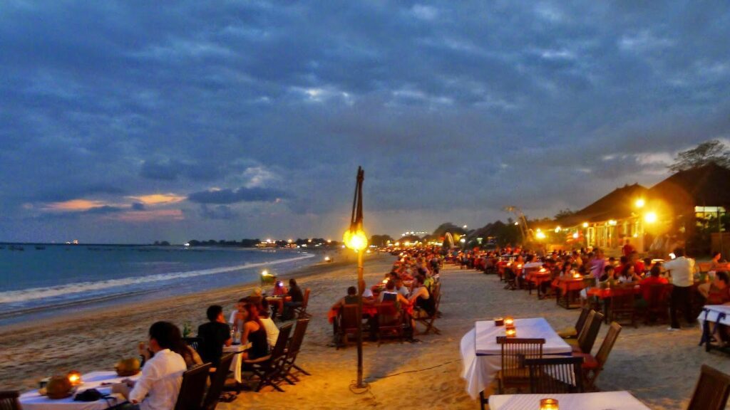 Dinner at Jimbaran